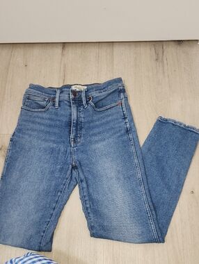 Madewell Light Blue High-Rise Straight Jeans Size 26